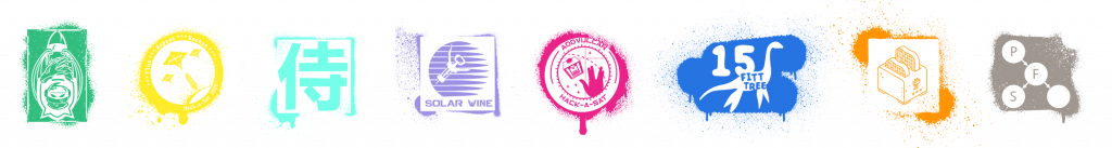 Hack-A-Sat 1 finalist team logos